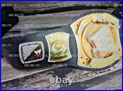 WWE World Heavyweight Championship Spinner Replica Tittle Belt 2MM Brass Black