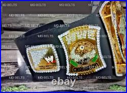 WWE World Heavyweight Championship Spinner Replica Tittle Belt 2MM Brass Black
