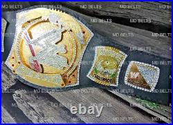 WWE World Heavyweight Championship Spinner Replica Tittle Belt 2MM Brass Black