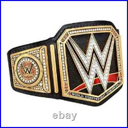 WWE World Heavyweight Championship Title Belt Brass Metal Gold Plated 2MM