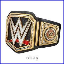 WWE World Heavyweight Championship Title Belt Brass Metal Gold Plated 2MM
