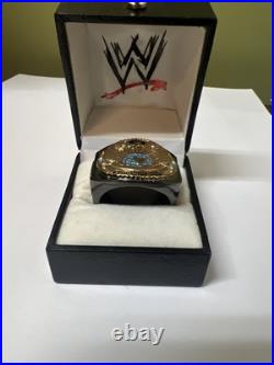 WWE World Wrestling Entertainment 2008 Big Gold Championship Belt Finger Ring WWE World Wrestling Entertainment 2008 Big Gold Championship Belt Finger Ring