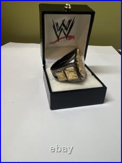 WWE World Wrestling Entertainment 2008 Big Gold Championship Belt Finger Ring WWE World Wrestling Entertainment 2008 Big Gold Championship Belt Finger Ring