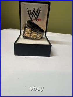 WWE World Wrestling Entertainment 2008 Big Gold Championship Belt Finger Ring WWE World Wrestling Entertainment 2008 Big Gold Championship Belt Finger Ring