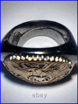 WWE World Wrestling Entertainment 2008 Big Gold Championship Belt Finger Ring WWE World Wrestling Entertainment 2008 Big Gold Championship Belt Finger Ring