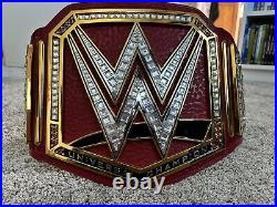 WWE Wrestling Championship Red Universal Commemorative Title Belt Discontinued