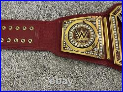 WWE Wrestling Championship Red Universal Commemorative Title Belt Discontinued