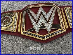 WWE Wrestling Championship Red Universal Commemorative Title Belt Discontinued