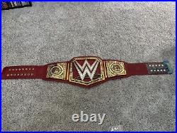 WWE Wrestling Championship Red Universal Commemorative Title Belt Discontinued