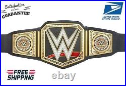 WWE Wrestling Championship Replica Title Belt Black Adult Size 2mm Brass