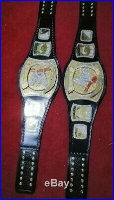 WWE Wrestling Championship Spinner Replica Title Leather Belt Metal