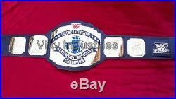 WWF 2mm Red / gold logo Intercontinental Championship Adult Size Replica Belt