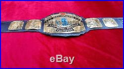 WWF 2mm Red / gold logo Intercontinental Championship Adult Size Replica Belt
