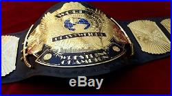 WWF 2mm Winged Eagle World Heavyweight Wrestling Championship Adult Replica Belt