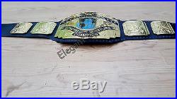 WWF 4mm Black Intercontinental Wrestling Championship Adult Metal Replica Belt