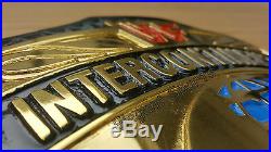 WWF 4mm Black Intercontinental Wrestling Championship Adult Size Replica Belt