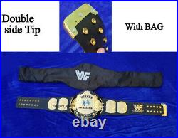 WWF 4mm Winged Eagle Heavyweight Wrestling Championship Belt Double side Tip
