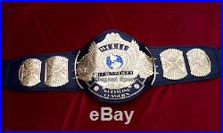 WWF 4mm Winged Eagle Wrestling Championship Adult Metal Replica Belt Free Bag