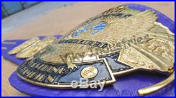 WWF 4mm Winged Eagle Wrestling ULTIMATE WARRIOR Championship Adult Replica Belt