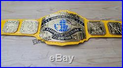 WWF 4mm Yellow Intercontinental Wrestling Championship Adult Size Replica Belt