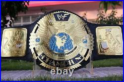 WWF Attitude Era Scratch Logo BIG EAGLE World Heavyweight Championship Belt 4mm
