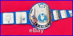 WWF Big Eagle Block Logo Championship Belt in 4mm Thick Brass Plates