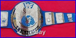 WWF Big Eagle Block Logo Championship Belt in 4mm Thick Brass Plates