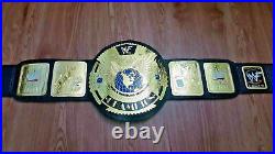 WWF Big Eagle World Championship Belt / Chrome Leather / Adult Size (Replica)
