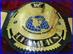 WWF Big Eagle Wrestling Championship Belt Adult Size Leather Strap