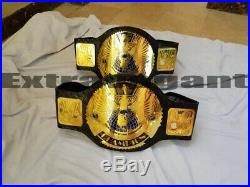 WWF Classic Gold Big Eagle Championship Belt Adult Size 2mm Plates