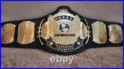 WWF Classic Gold Winged Eagle Championship Belt Adult Size. 2mm