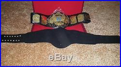 WWF Classic Gold Winged Eagle Championship Belt Adult Size with WOODEN CASE