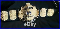 WWF Classic Gold Winged Eagle Championship Belt Video Attached Free SHIPPING
