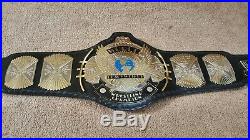 WWF Classic Gold Winged Eagle DUAL PLATED Championship Belt Adult Size. 2mm