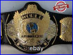 WWF Classic Winged Eagle Championship Title Belt Dual Plated Replica Adult size
