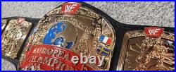 WWF European Championship Belt Scratch Logo 5mm CNC M. A Championship Belts