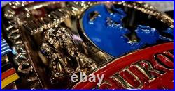 WWF European Championship Belt Scratch Logo 5mm CNC M. A Championship Belts