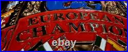 WWF European Championship Belt Scratch Logo 5mm CNC M. A Championship Belts