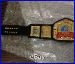 WWF European wrestling Championship replica belt adult size metal plates