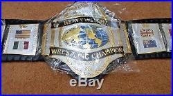 WWF HULK HOGAN 86 World Heavyweight Wrestling Championship Belt. Adult Size