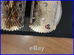 WWF Hybrid Championship 4MM Winged Eagle And Big Eagle Attitude Era Brass Belt