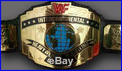 WWF INTERCONTINENTAL Championship Belt Metal Brass Plates WWF TITLE BELT