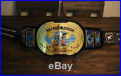 WWF Intercontinental Championship Wrestling Belt WWE TNA AEW Leather Swarovski