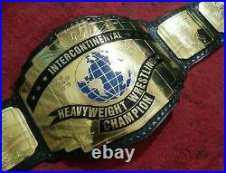 WWF Intercontinental Heavyweight Championship Wrestling Leather Belt