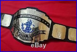 WWF Intercontinental Wrestling Championship Belt Metal Plates Replica Adult Size