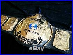 WWF Logo'd Winged Eagle Replica Championship Belt Releathered WM20 WWE