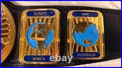 WWF Oval Intercontinental Championship Belt Adult Size Replica