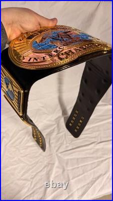 WWF Oval Intercontinental Championship Belt Adult Size Replica