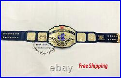 WWF Replica Intercontinental Heavyweight Wrestling Championship Belt 4mm Zinc