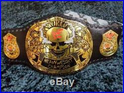 WWF STONE COLD SMOKING SKULL Championship Leather Belt Replica Metal Plated